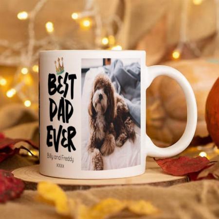 Father's Day Best Dad Ever Photo Customized Photo Printed Coffee Mug