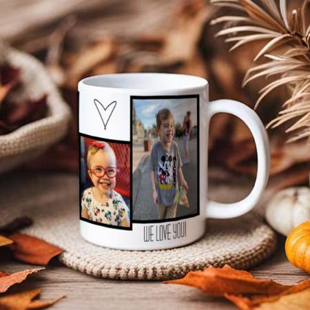 Happy Father's Day with Photo Customized Photo Printed Coffee Mug