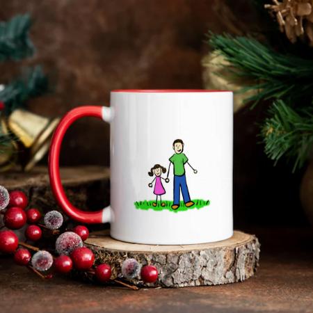 Daddy's Little Girl Customized Photo Printed Coffee Mug