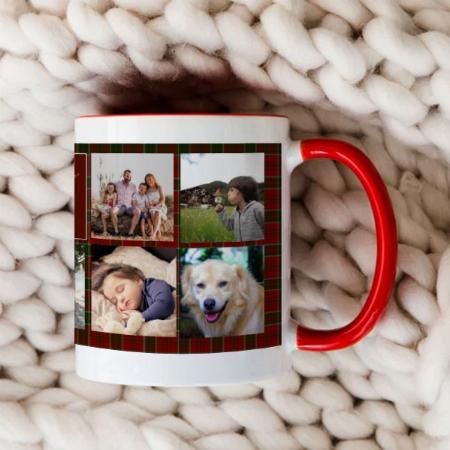 Photo Collage Monogram Customized Photo Printed Coffee Mug