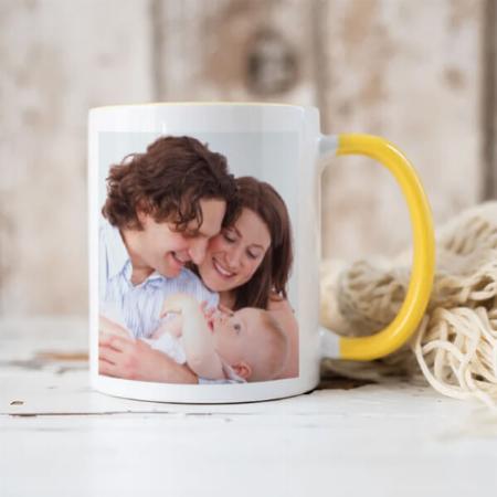 Father's Day 2 Photo Customized Photo Printed Coffee Mug