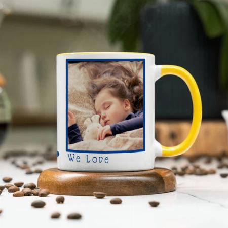 Father's Day Multi Photo Customized Photo Printed Coffee Mug
