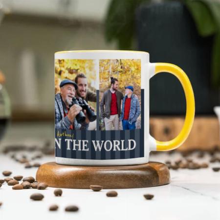 Best Papa Customized Photo Printed Coffee Mug
