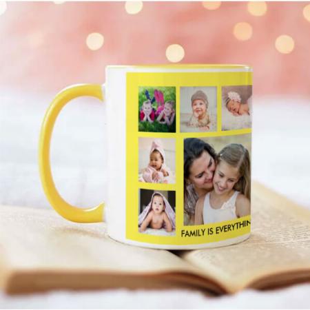 Create Your Own 18 Family Photo Collage Customized Photo Printed Coffee Mug