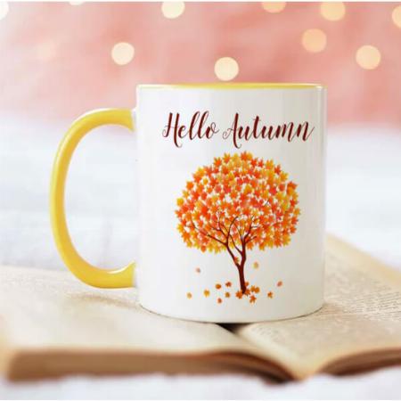 Maple Tree Customized Photo Printed Coffee Mug