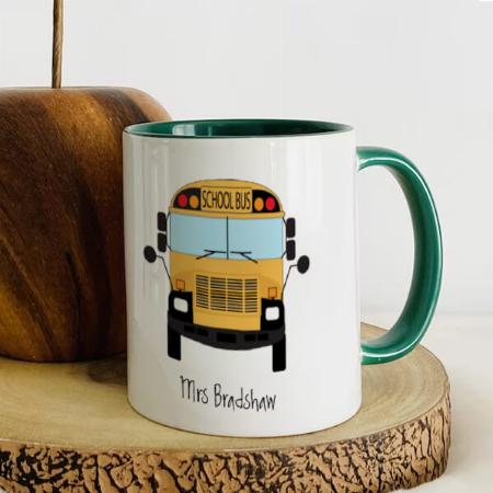 School Bus Design Customized Photo Printed Coffee Mug