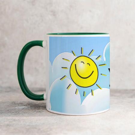 Happy Sun Design Customized Photo Printed Coffee Mug