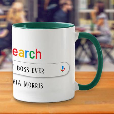 Search Best Boss Ever Customized Photo Printed Coffee Mug