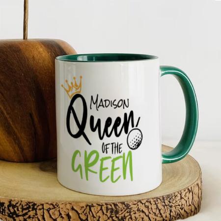 Golf Queen Customized Photo Printed Coffee Mug