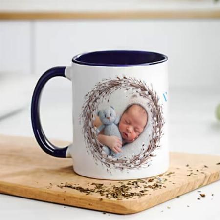 Floral Design Customized Photo Printed Coffee Mug