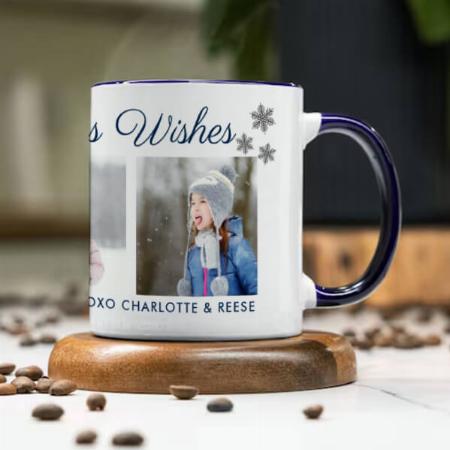 Merry Christmas Customized Photo Printed Coffee Mug