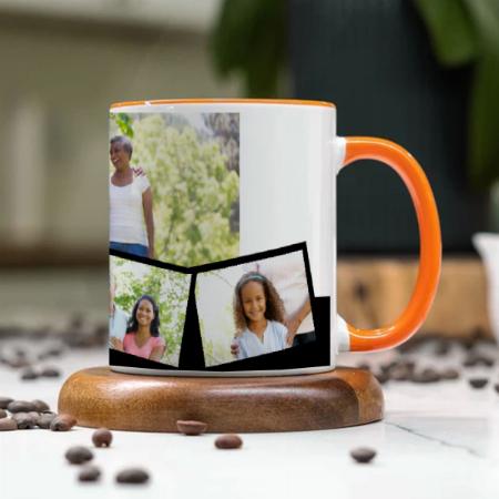 Family Collage Customized Photo Printed Coffee Mug