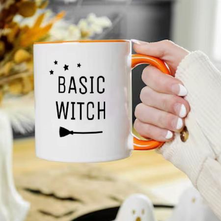 Witch Modern Hallowee Design Customized Photo Printed Coffee Mug