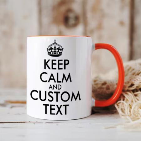 Keep Calm and Customized Photo Printed Coffee Mug