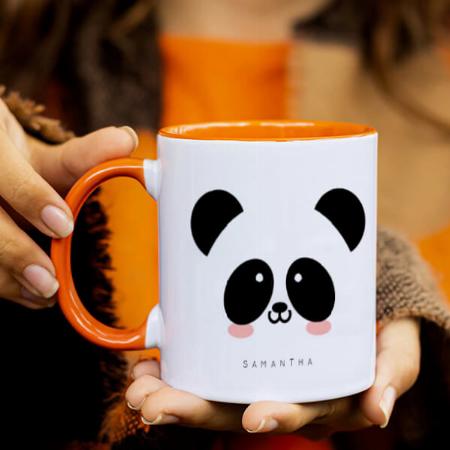 Cute Panda Customized Photo Printed Coffee Mug