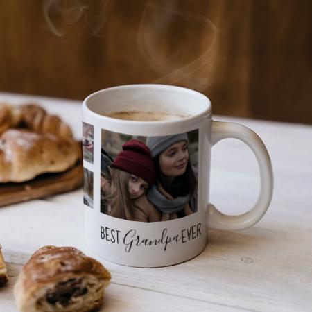 Best Grandpa Ever Customized Photo Printed Coffee Mug