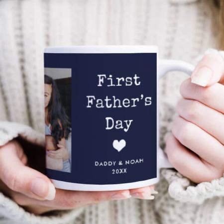 Happy Father's Day Customized Photo Printed Coffee Mug