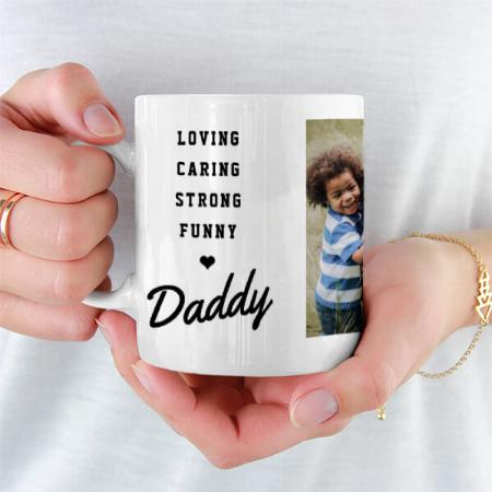 Happy Father's Day Customized Photo Printed Coffee Mug