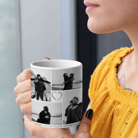 Wedding Anniversary Customized Photo Printed Coffee Mug