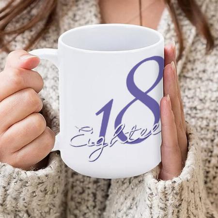 Happy Birthday Customized Photo Printed Coffee Mug