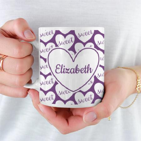 Sweet In Heart Customized Photo Printed Coffee Mug