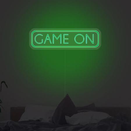 Game On Customized Neon Sign Wall Hanging