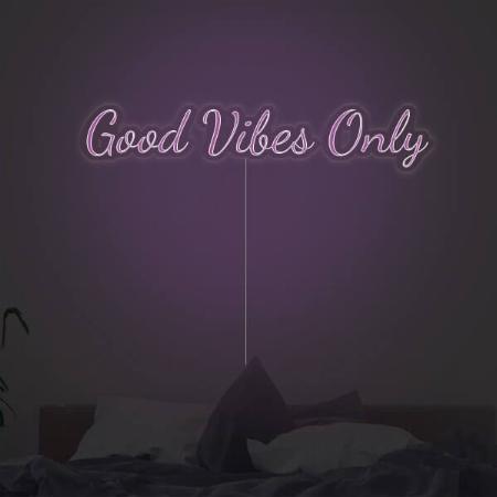 Good Vibes Only Customized Neon Sign Wall Hanging