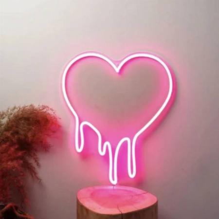 Valentine's Heart Neon Sign Wall Hanging