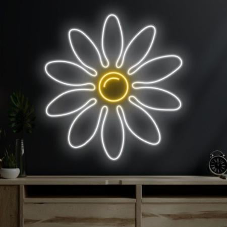 Sunflower Neon Sign Wall Hanging