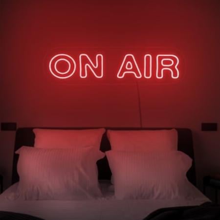 On Air Neon Sign Wall Hanging