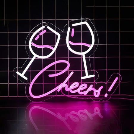 Cheers Neon Sign Wall Hanging
