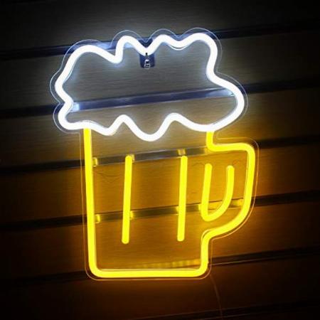 Beer Party Neon Sign Wall Hanging