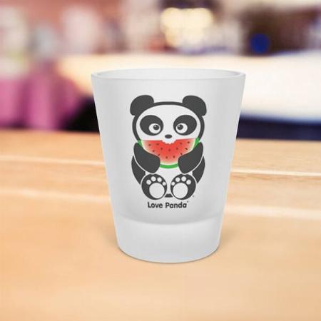 Panda Design Customized Photo Printed Shot Glass