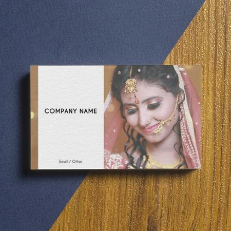 Bridal Studio Customized Rectangle Visiting Card