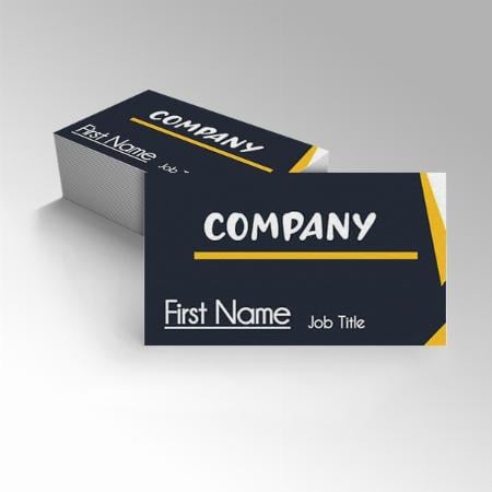 Tri-Color Customized Rectangle Visiting Card