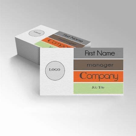 Multi Color Customized Rectangle Visiting Card