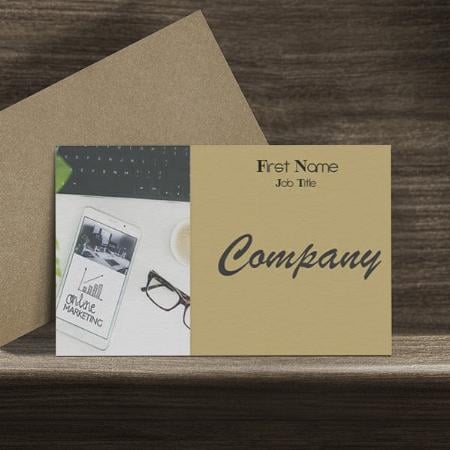 Online Marketing Customized Rectangle Visiting Card