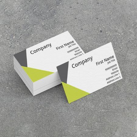 Green Angles Customized Rectangle Visiting Card