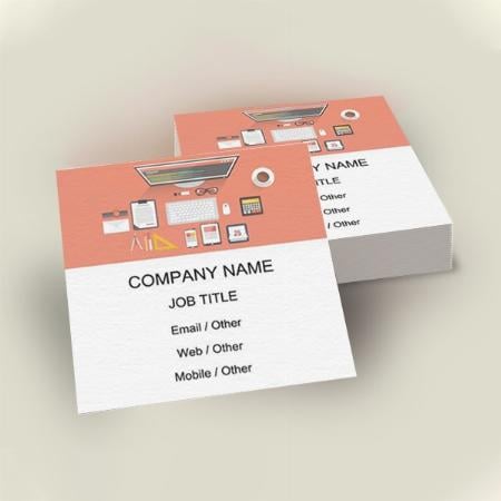 Office Desk Customized Square Visiting Card