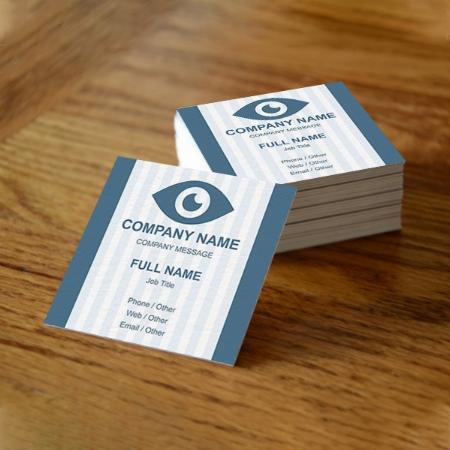 Eye Doctor Customized Square Visiting Card