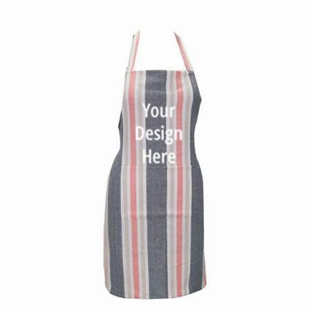 Multi-Color Customized Cotton Free Size Apron with Big Center Pocket