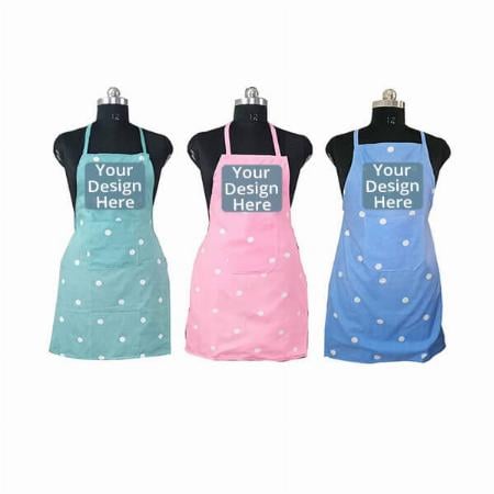 Multicolour Customized Water Proof Apron with Pocket Set of 3