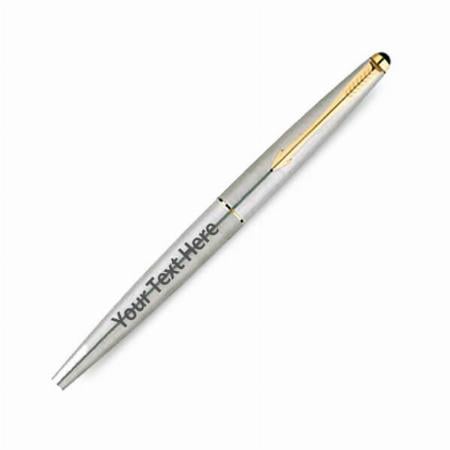 Stainless Steel Parker Galaxy Gold Trim Ball Pen