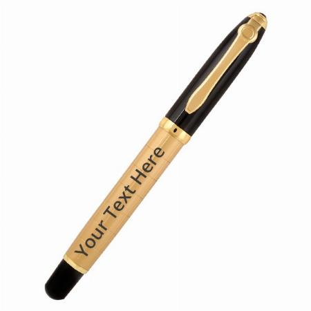 Golden Customized Roller Pen Ideal for Gift, Office Use Signature Pen