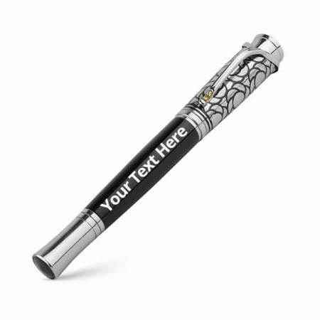 Black Customized Metal Roller Ball Pen