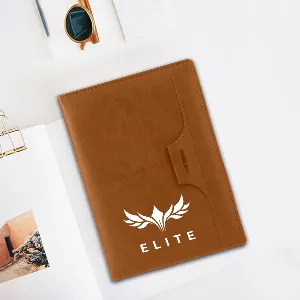 Customized Notebook Formate Buy Brown Customized Pen Loop Notebook with Stitching Design with ...
