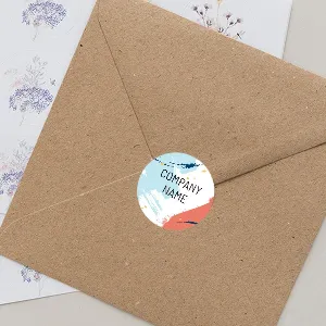 Envelope Sticker Seal Buy White Decorative Customized Printed Envelope Seal Sticker | yourPrint