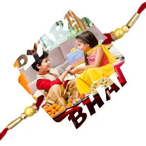 Pyaro Bhai Buy Pyara Bhai Design Customized Photo Printed Rakhi Online in India ...