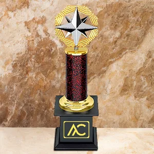 Golden Rasing Star Buy Golden Rising Star Customized Trophy Award | yourPrint