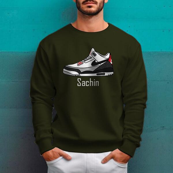 Cool Sneakers Customized Unisex Printed Sweatshirt
